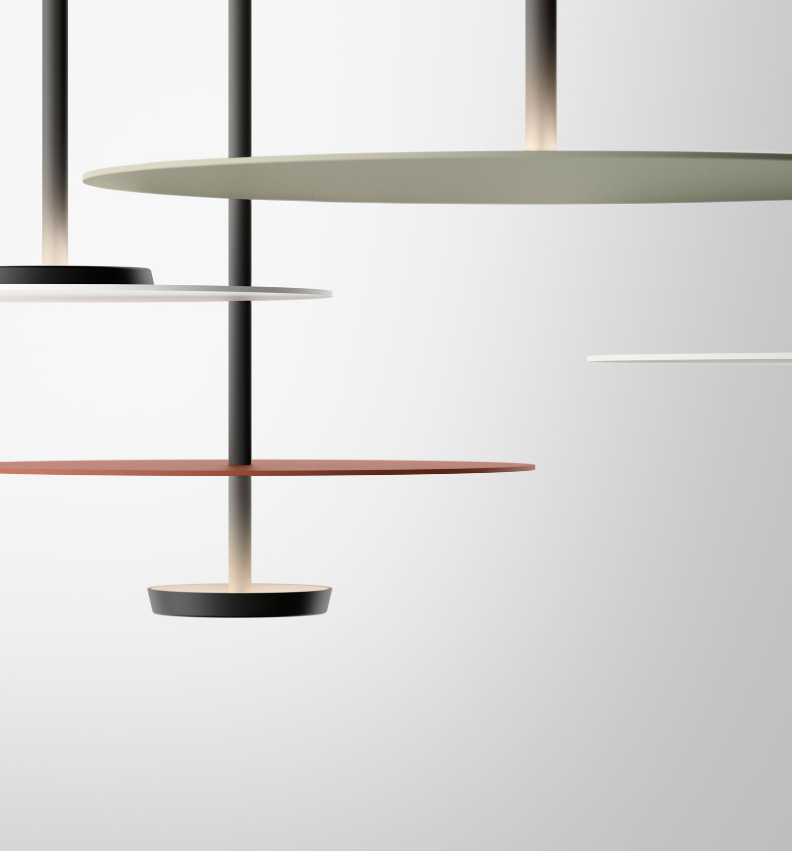 Vibia The Edit - Layers of Light: Flat Pendant