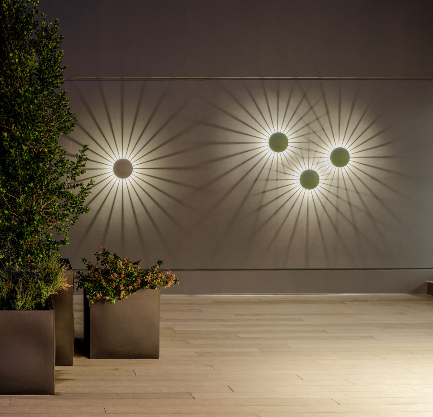 Vibia The Edit - Wall Art Exterior Illumination - Meridiano